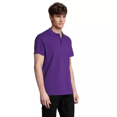 Koszulka polo męska piqué 210 g/m² Sol's SPRING II - Dark Purple (S11362-DA)