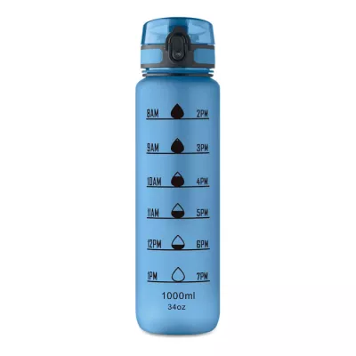 Butelka sportowa RPET 1000 ml ISFORDEN MARK - Przezroczysty Blekitny (MO2672-52)