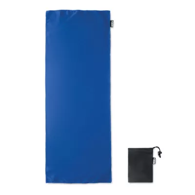 Ręcznik sportowy RPET z workiem 30x80 cm TUKO RPET - Niebieski (MO9918-37)