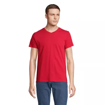 Koszulka unisex z dekoltem w serek Sol's REGENT V - Czerwony (S04765-RD)