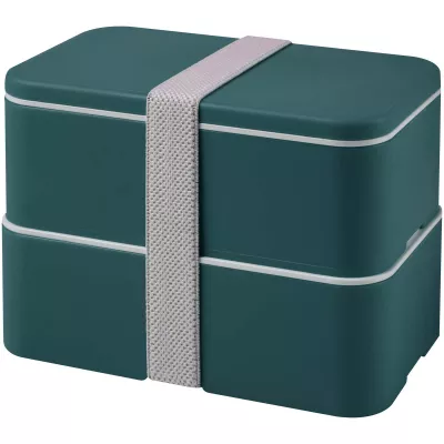 MIYO POP dwupoziomowe pudełko śniadaniowe 700+700 ml - Deep Sea Green (21077964)