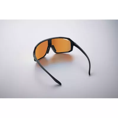 Okulary sportowe z lustrzanymi soczewkami UV400 FLASH - Pomaranczowy (MO2816-10)