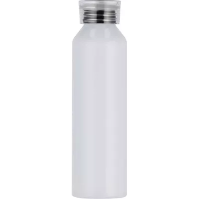 Butelka z aluminium z recyklingu CORK 600 ml - biały (424706)