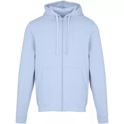 Jasper bluza unisex z kapturem z materiału organicznego pochodzącego z recyklingu z certyfikatem OCS, o gramaturze 280 g/m² - Niebieski mgła (39666-MISTBLUE)