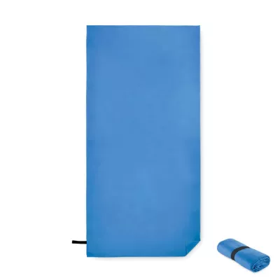 Ręcznik plażowy z mikrofibry 80x160 cm 200 g/m² WAXOFF - Niebieski (MO2583-04)