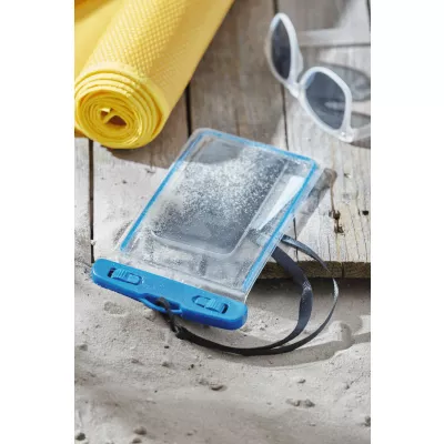 Torebka na telefon DIVER - niebieski, transparentny (56-0404926)