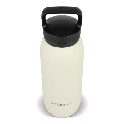 Termiczna butelka uniwersalna Waterdrop z ustnikiem 600 ml - beżowy (LT47000-N0055)