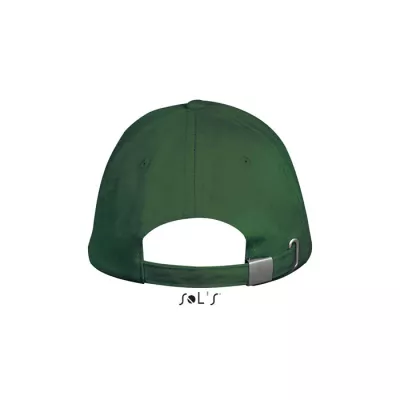 Czapka z daszkiem 5-panelowa 260 g/m² Sol's LONG BEACH - Ciemno-Zielony (S00594-BO)