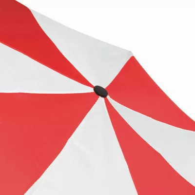 Parasol składany bez automatu REGULAR - biały, czerwony (56-0101111)