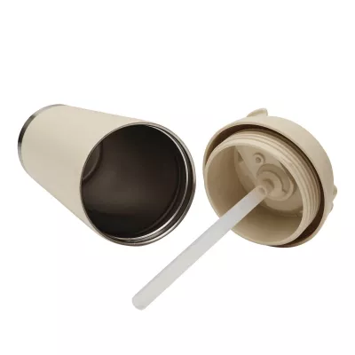 Butelka termiczna z podwójną izolacją - beżowy (56-0304743)