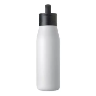Butelka termiczna ze stali z recyklingu 500 ml EMPIRE - Bialy (MO3176-06)