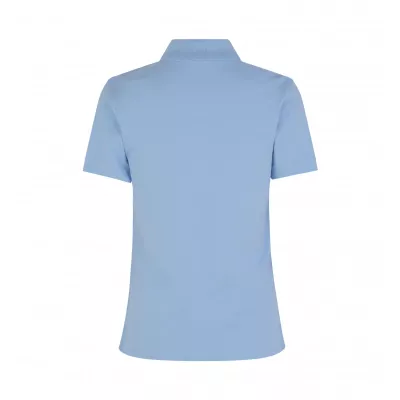 Koszulka bawełniana damska 210 g/m² ID Polo/stretch 527 - Light Blue (0527-LIGHT BLUE)