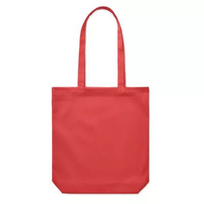 Torba bawełniana na zakupy 270 g/m² RASSA COLOURED - Czerwony (MO6442-05)