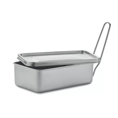 Lunchbox ze stali nierdzewnej 750 ml TAMELUNCH - Srebrny (MO2224-14)