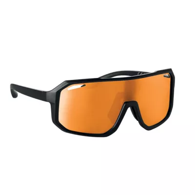 Okulary sportowe z lustrzanymi soczewkami UV400 FLASH - Pomaranczowy (MO2816-10)