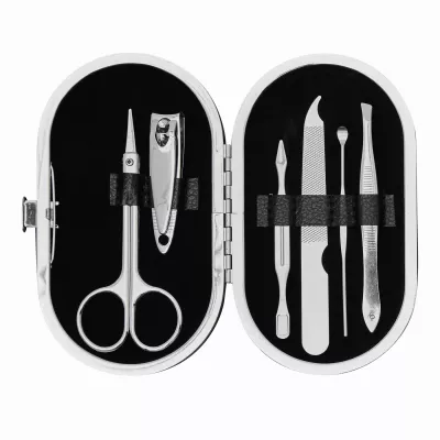 Elegancki zestaw do manicure - czarny (56-0499092)