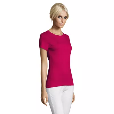 Koszulka damska dopasowana 150 g/m² Sol's REGENT WOMEN - Fuchsia (S01825-FU)