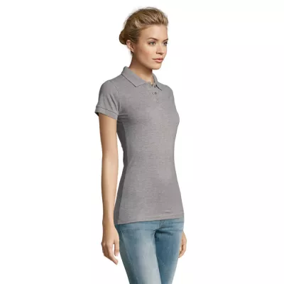 Polo damskie piqué 180 g/m² Sol's PERFECT WOMEN - Szary Melanż 2 (S11347-GY)