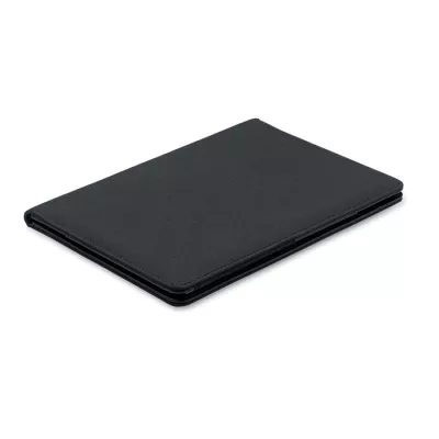 Teczka A5 z RPET 300D z notatnikiem FOLIO - Czarny (MO2569-03)