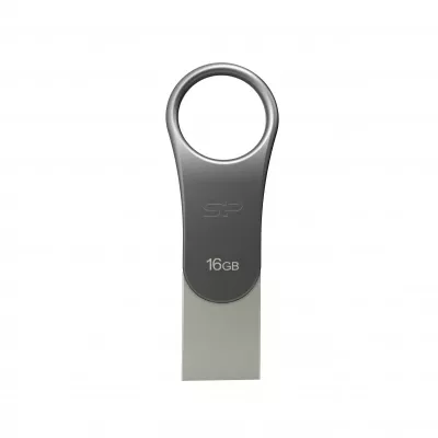 Pendrive z wejściem USB typu C Mobile C80, 64GB 3.2 Silicon Power - szary (EG 815007 16GB)
