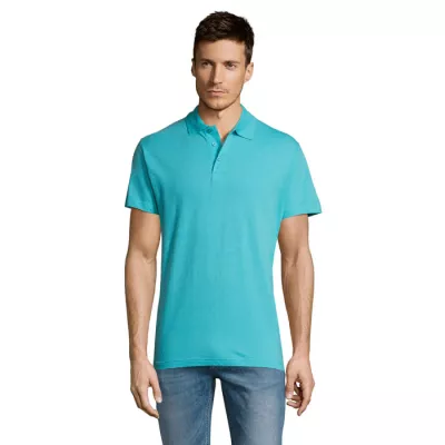 Koszulka polo męska piqué 170 g/m² Sol's SUMMER II - Niebieski Atol (S11342-AL)