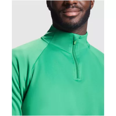 Epiro bluza unisex z długim rękawem i zamkiem błyskawicznym 1/4 200 g/m² - Żółty (R1115-YELLOW)