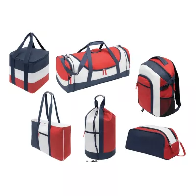 Torba sportowa MARINA GYM - biały, czerwony, niebieski (56-0208513)