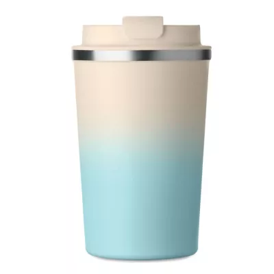 Kubek termiczny stalowy 350 ml BRACE GRADIENT - Baby Blue (MO2885-66)