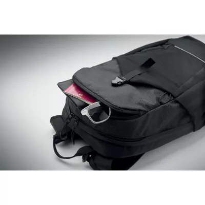 Plecak turystyczny 18 l na laptop 15" BAGGA - Czarny (MO2372-03)