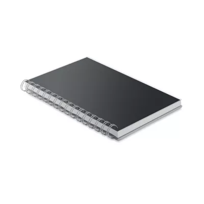Notes A5 w okładce RPET 80 kartek w linię ANOTATE - Czarny (MO6532-03)