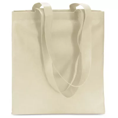 Torba na zakupy z włókniny 40x40 cm 80 g/m² TOTECOLOR - Kosc Sloniowa (IT3787-53)