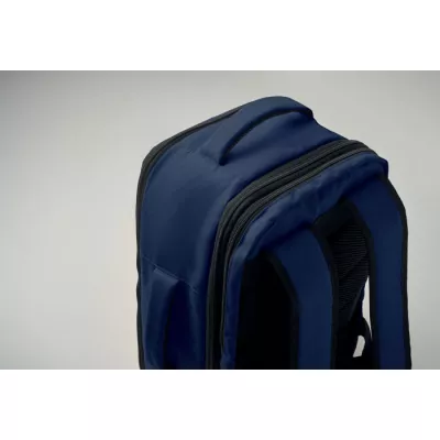 Plecak kabinowy z RPET na laptop 15" FLYSAFE - Niebieski (MO2840-04)