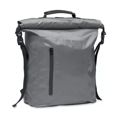 Plecak wodoodporny rolltop z RPET 25 l SCUBAROLL - Kamienny Szary (MO2181-15)