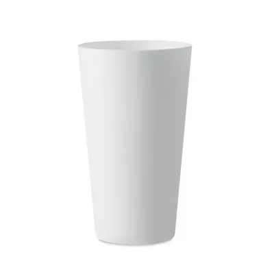 Kubek eventowy wielorazowy z PP 500 ml FESTA LARGE - Bialy (MO9907-06)