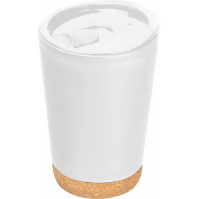 Kubek plastikowy PRESTON 280 ml - biały (433906)