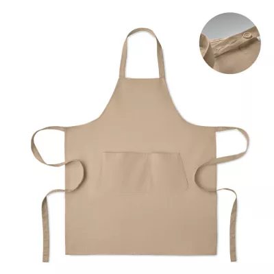 Fartuch z bawełny organicznej 240 g/m² GAMMA - Sznur (MO2249-65)