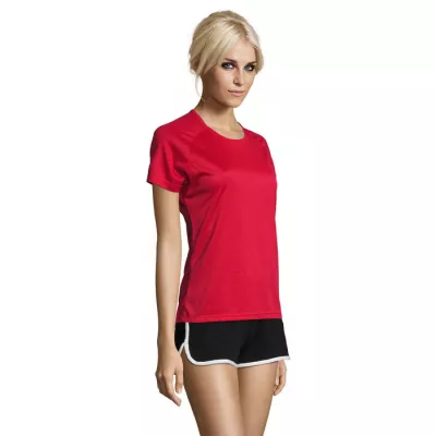 Koszulka sportowa damska 140 g/m² Sol's SPORTY WOMEN - Czerwony (S01159-RD)