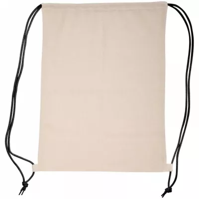 Worek sportowy bawełniany 140 g/m2 LONDONDERRY - czarny (092003)