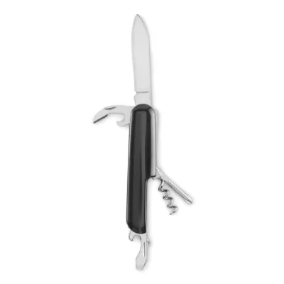 Scyzoryk z aluminium 5 funkcji MULTICHILLO - Czarny (MO2531-03)