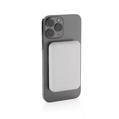 Magnetyczny bezprzewodowy power bank 5000 mAh, 5W Stellar - biały (P322.5903)