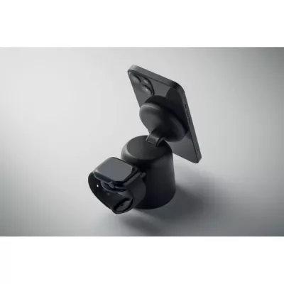 Stacja ładująca 3 w 1 magnetyczna 15W SIMPA - Czarny (MO2732-03)