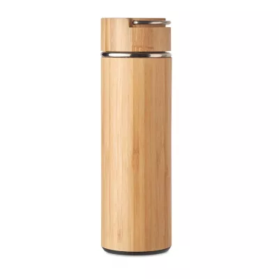 Termos dwuścienny z zaparzaczem 400 ml TAMPERE - Drewna (MO6272-40)