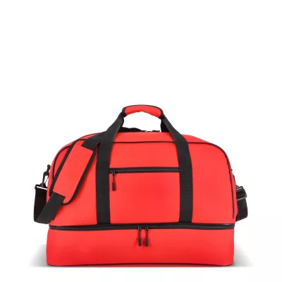 Torba sportowo-podróżna R-PET 600D 55,5 x 25 x 36 cm 50 l - czerwony (LT95369-N0021)
