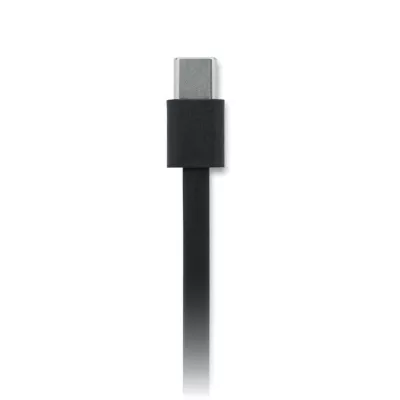 Kabel zwijany USB-C 100W LINEA 100 - Czarny (MO2924-03)