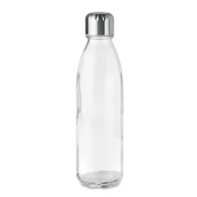 Butelka szklana ze stalową pokrywką 650 ml ASPEN GLASS - Przezroczysty (MO9800-22)
