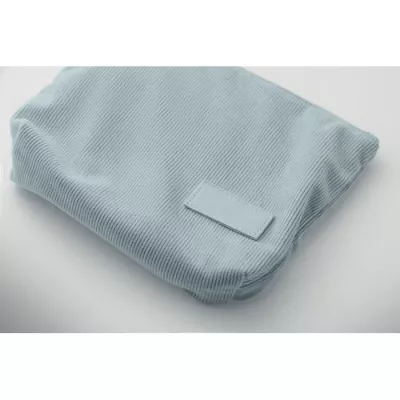 Kosmetyczka sztruksowa z podszewką 220 g/m² CORDY T - Baby Blue (MO2876-66)