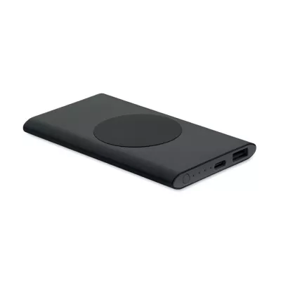 Powerbank indukcyjny 15W 5000 mAh POWERPLUS - Czarny (MO2375-03)