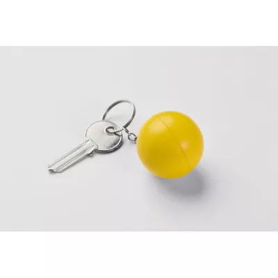 Brelok antystresowy kula z PU CIRKELY - Zólty (MO2454-08)
