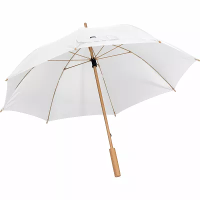 Parasol automatyczny RPET LETITIA - biały (4559606)