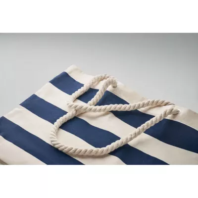 Torba plażowa bawełniana 220 g/m² HEAVEN STRIPE - Niebieski (MO2126-04)